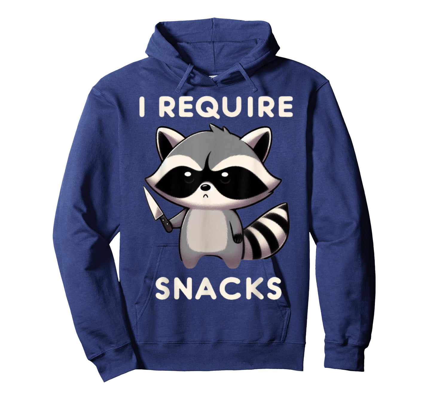 I Require Snacks Angry Raccoon T-Shirt