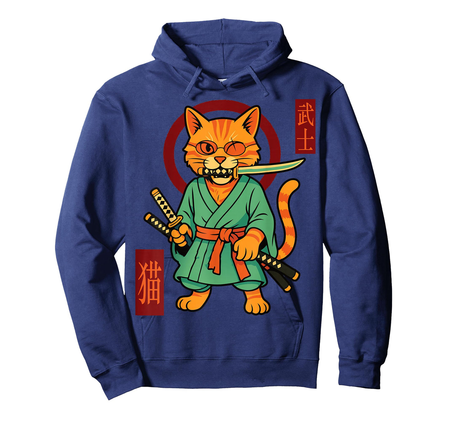 Zoro Pirate - Samurai Cat Anime Funny Manga Warrior T-Shirt