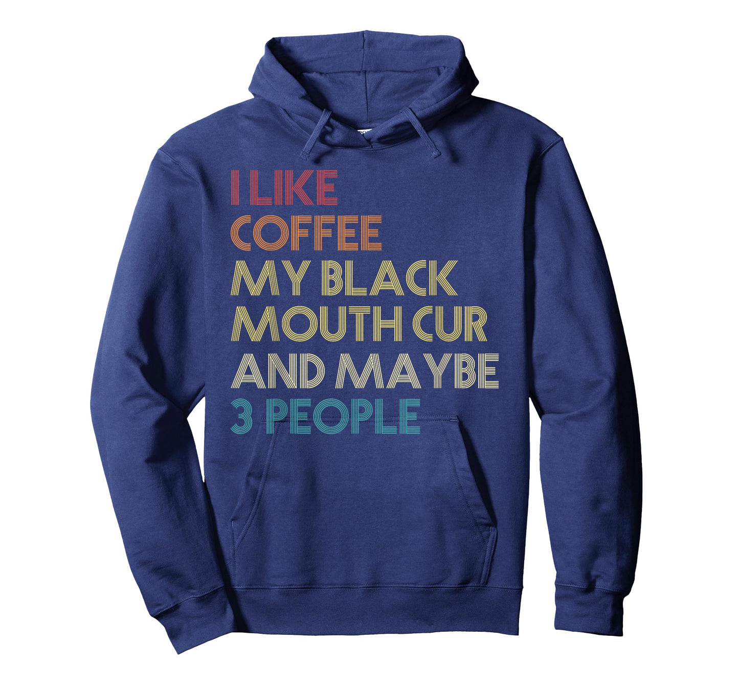 Black Mouth Cur Dog Owner Coffee Lovers Quote Vintage Retro T-Shirt