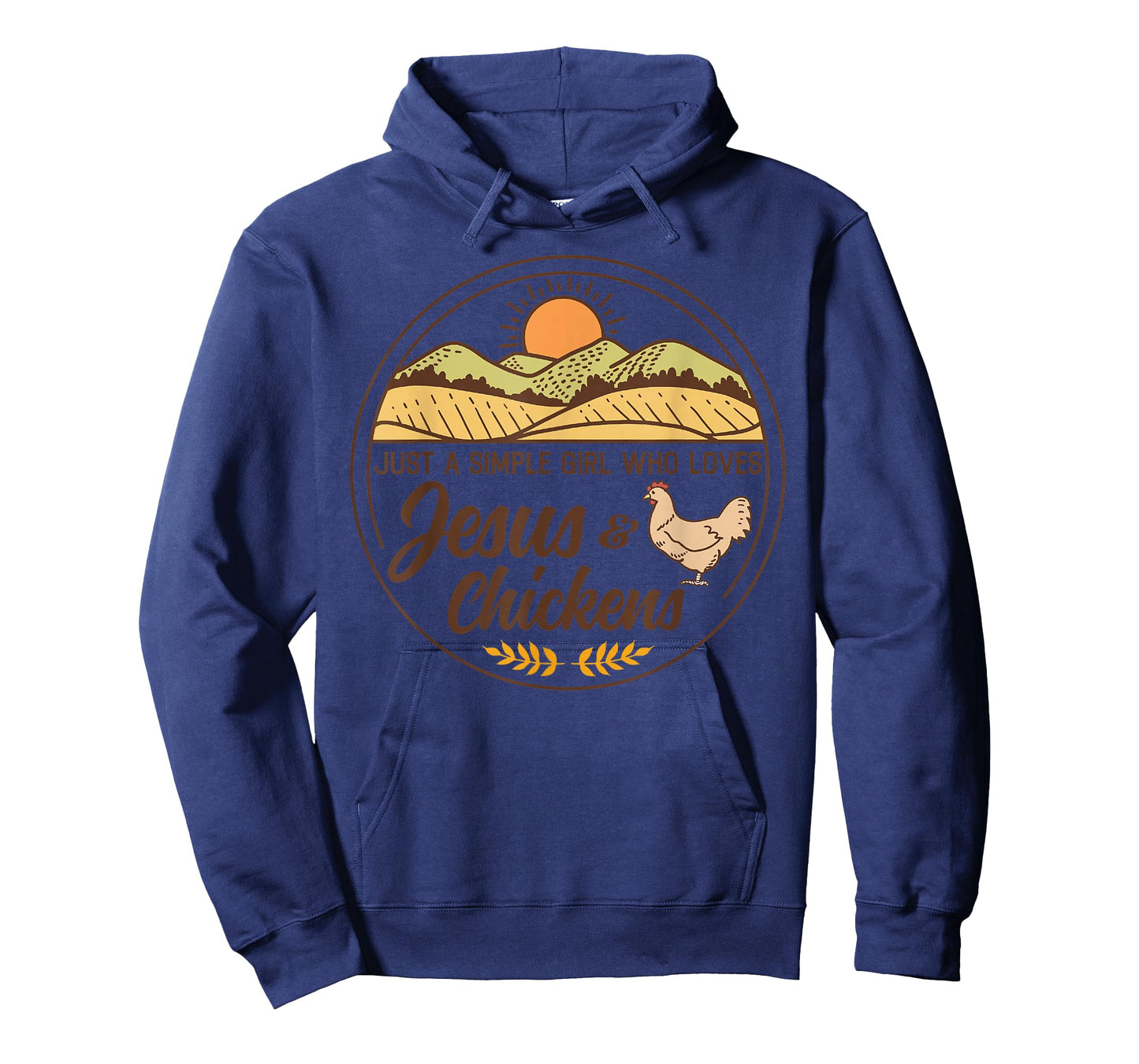 Just A Simple Girl Who Loved Jesus And Chickens Christian T-Shirt