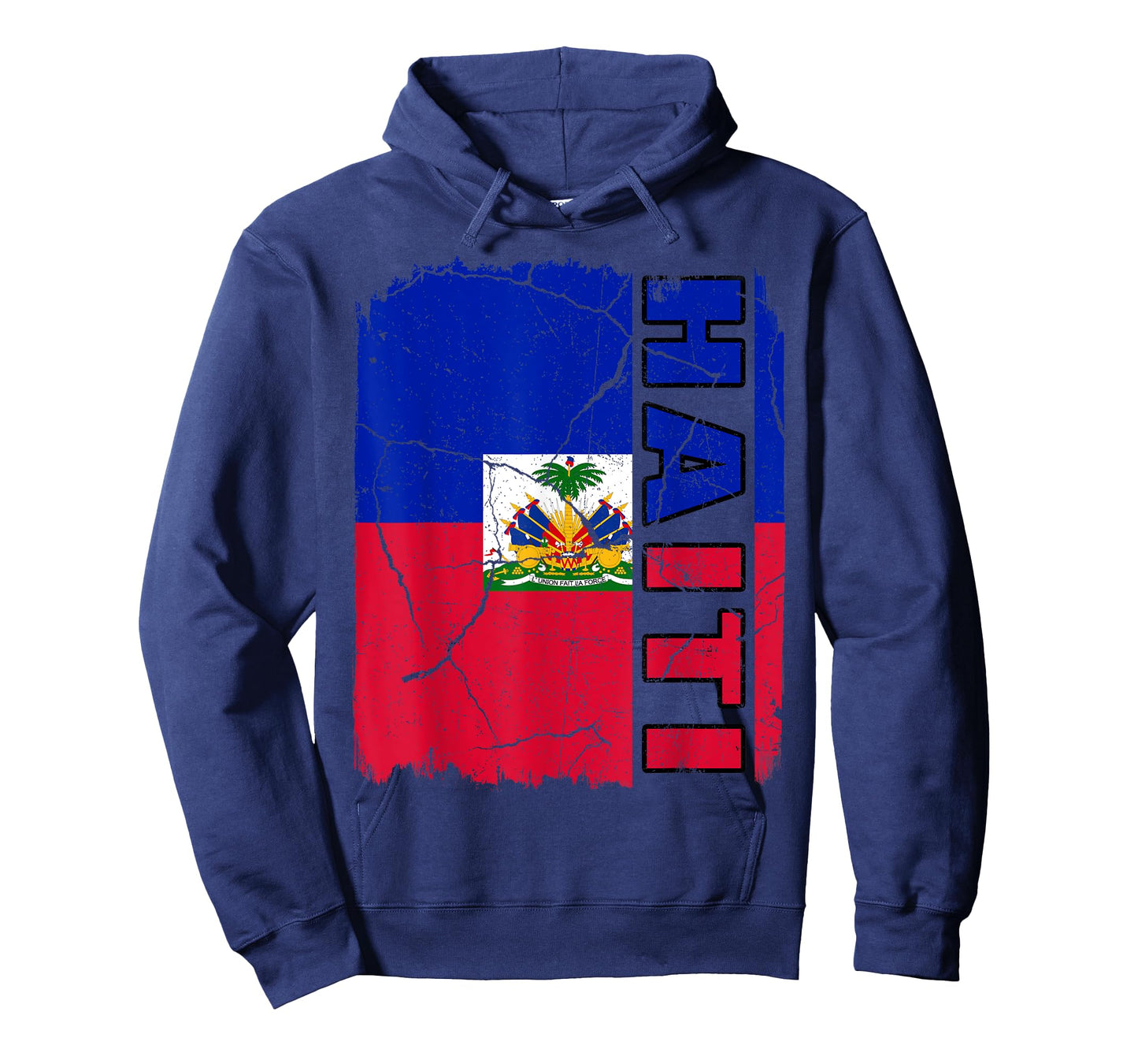 Vintage Haitian Flag Haiti Pride Roots Heritage Gift T-Shirt