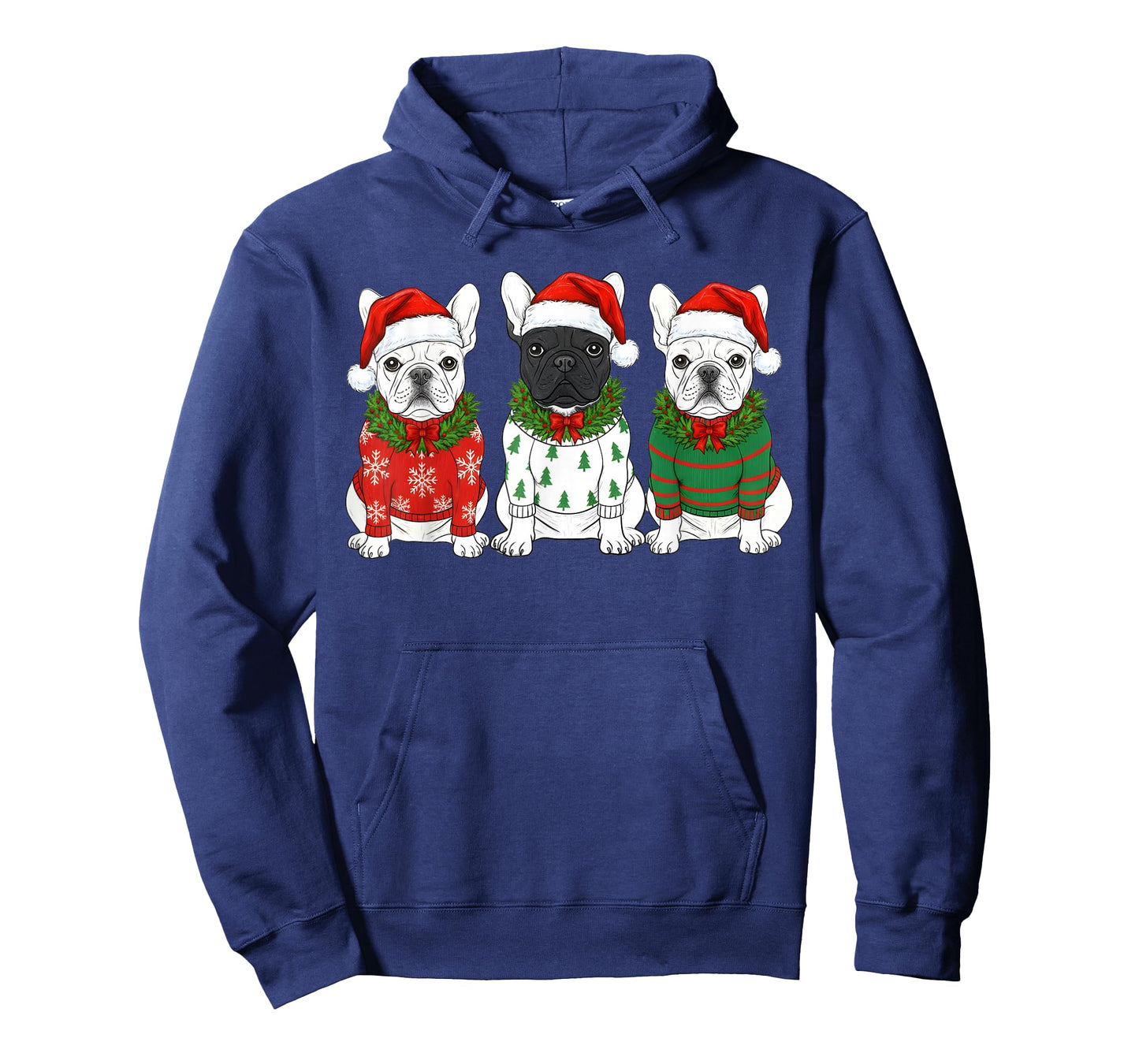Christmas French Bulldog Lights Merry Xmas Winter Dog T-Shirt