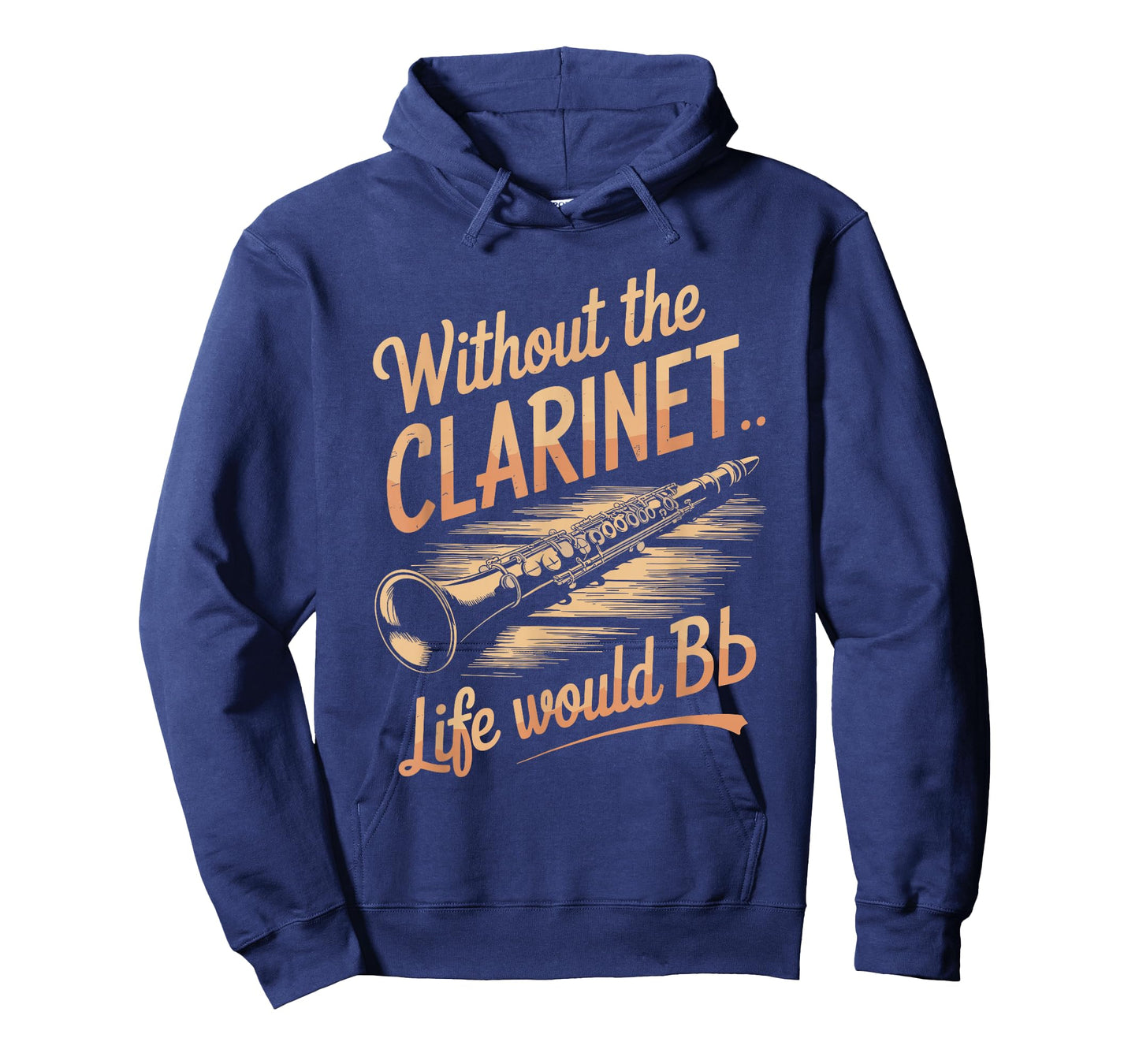 without the clarinet life would be flat, clarinet player T-Shirt