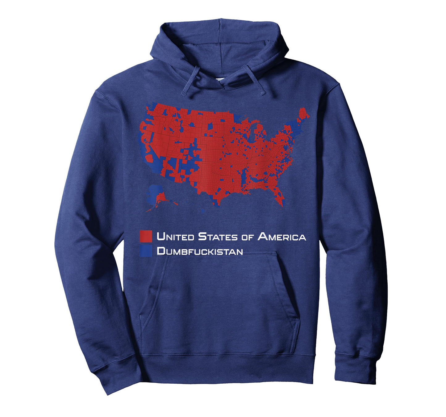 Election Map 2024 United States of America Dumbfuckistan T-Shirt