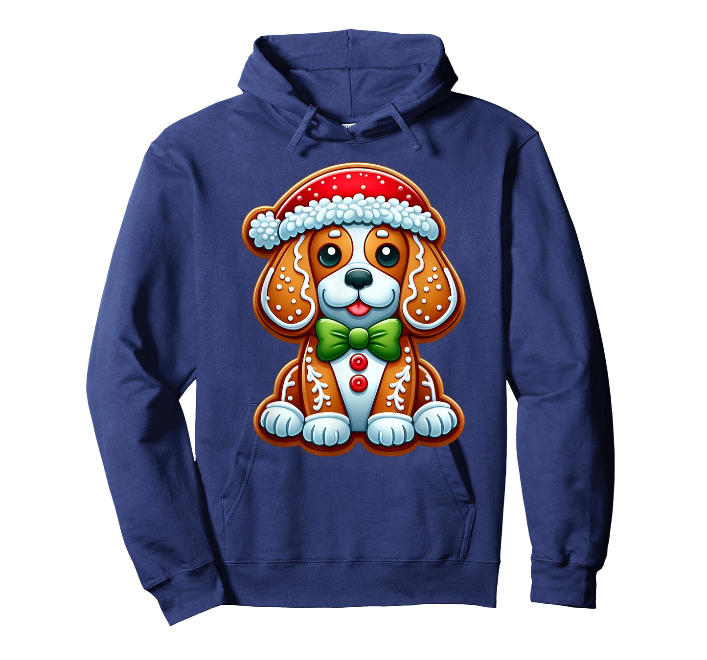 Funny Gingerbread Man Beagle Christmas Dog Womens Mens Kids T-Shirt