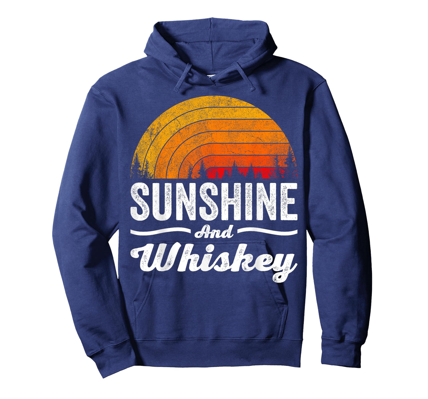 Sunshine and Whiskey Shirt Vintage Retro Funny Beach Summer T-Shirt