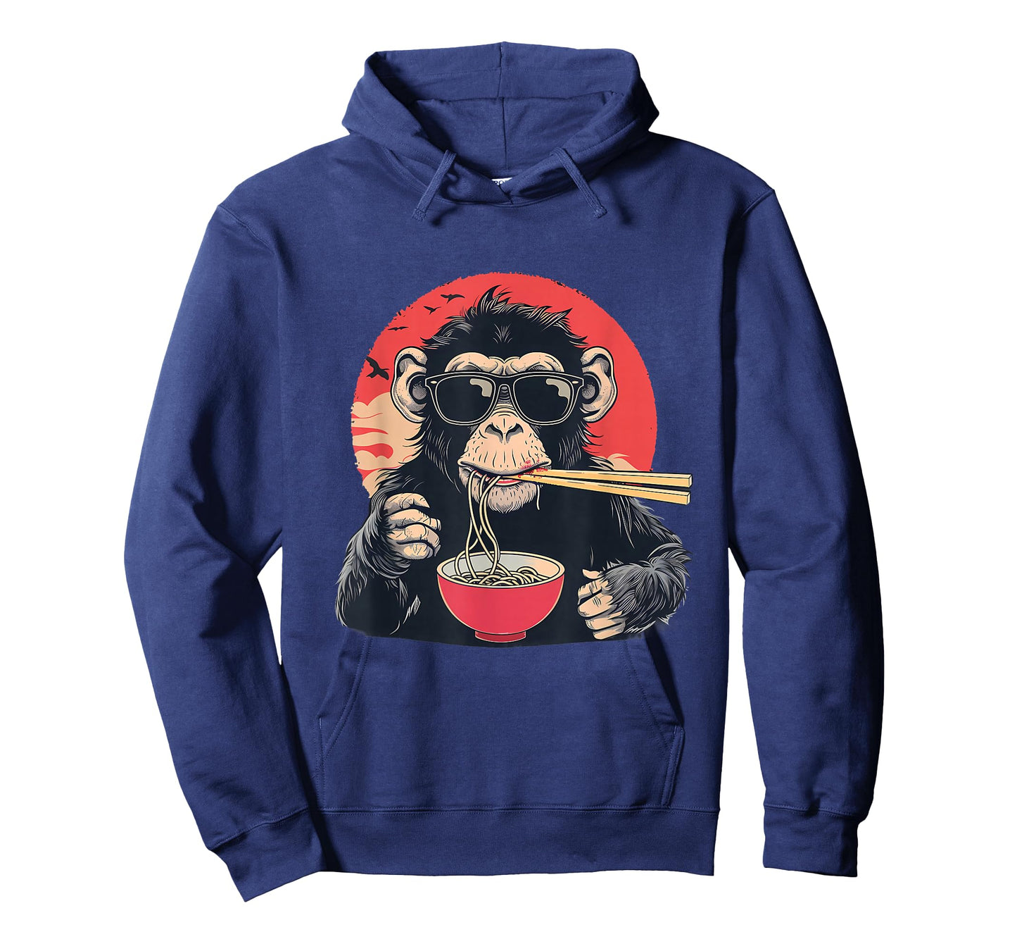 Monkey Eating Ramen Monkey Eating Ramen Japanese Noodles T-Shirt