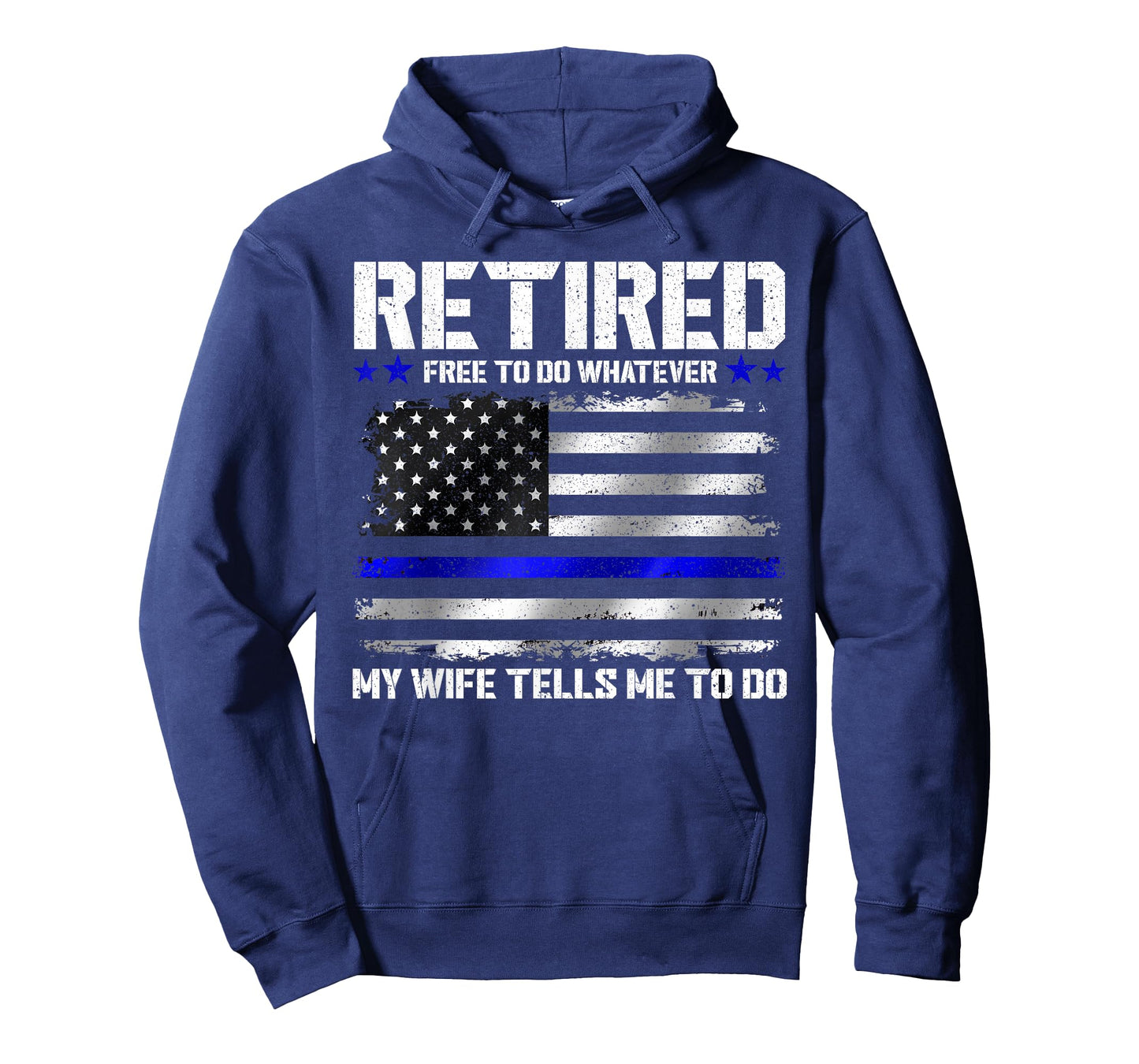 Retired Police Officer Shirt Funny Retired Thin Blue Line T-Shirt