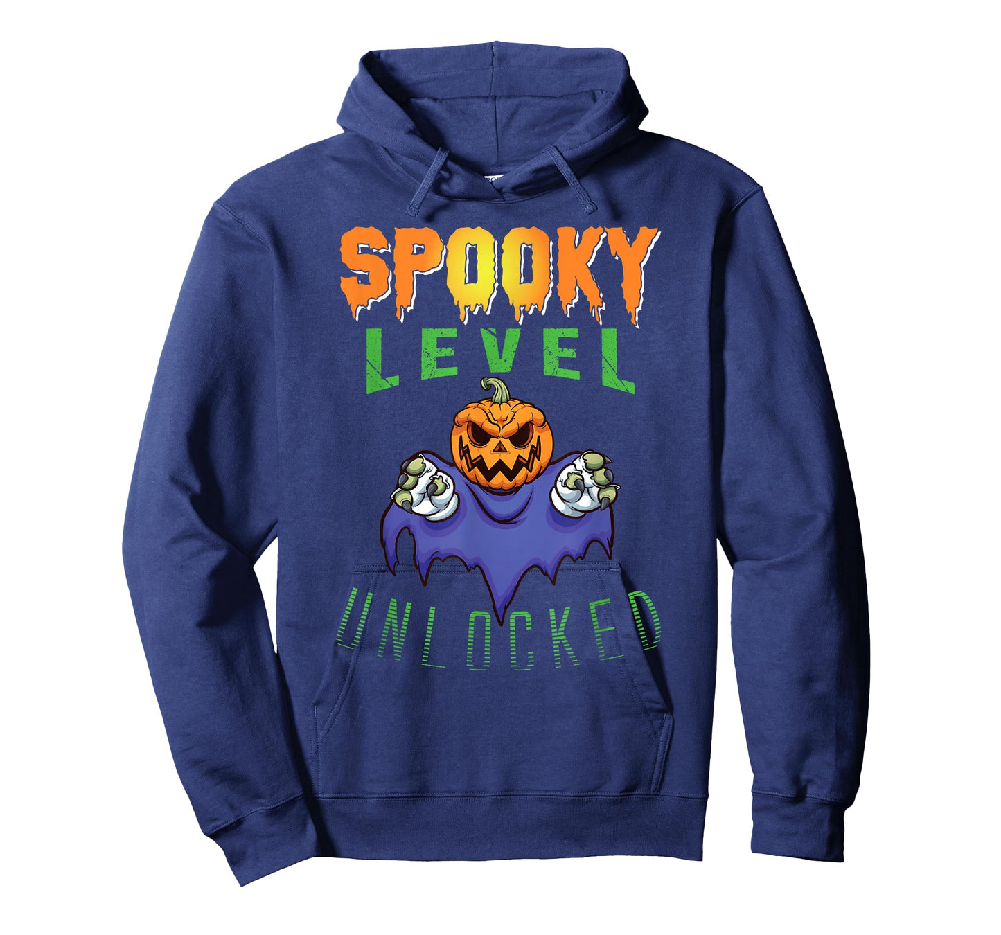 Gamer Halloween Spooky Level Unlocked Zombie Boys Teens Kids T-Shirt