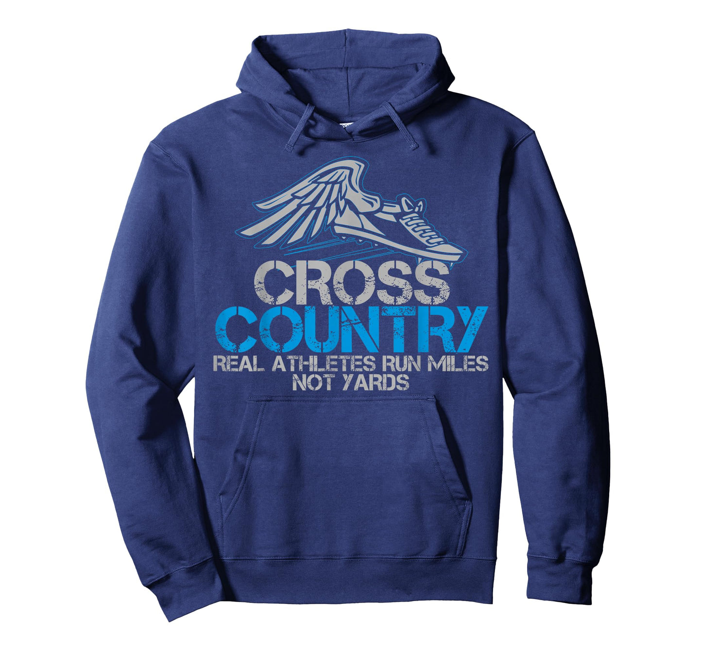 Cross Country: Real Athletes Run Miles Not Yards T-Shirt. CC T-Shirt