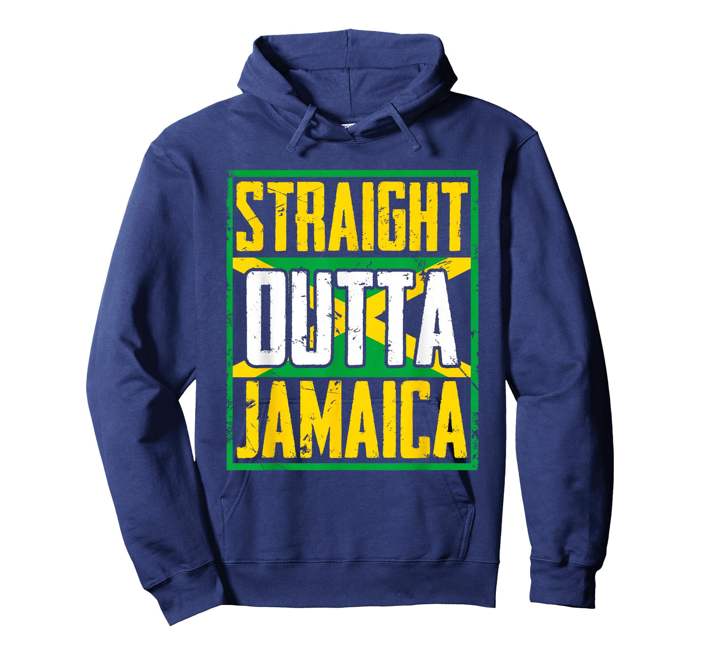 Straight Outta Jamaica | Caribbean Country | Jamaican Flag T-Shirt
