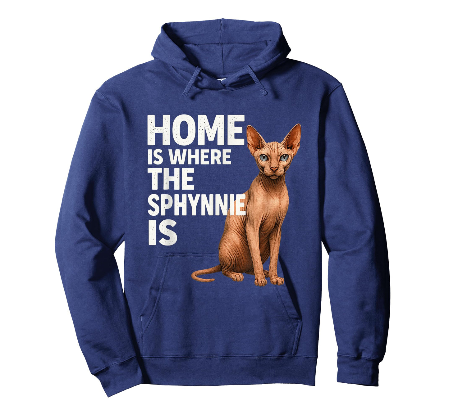 Sphynx Cat Lover Owner Funny Home is Where The Sphynnie is T-Shirt