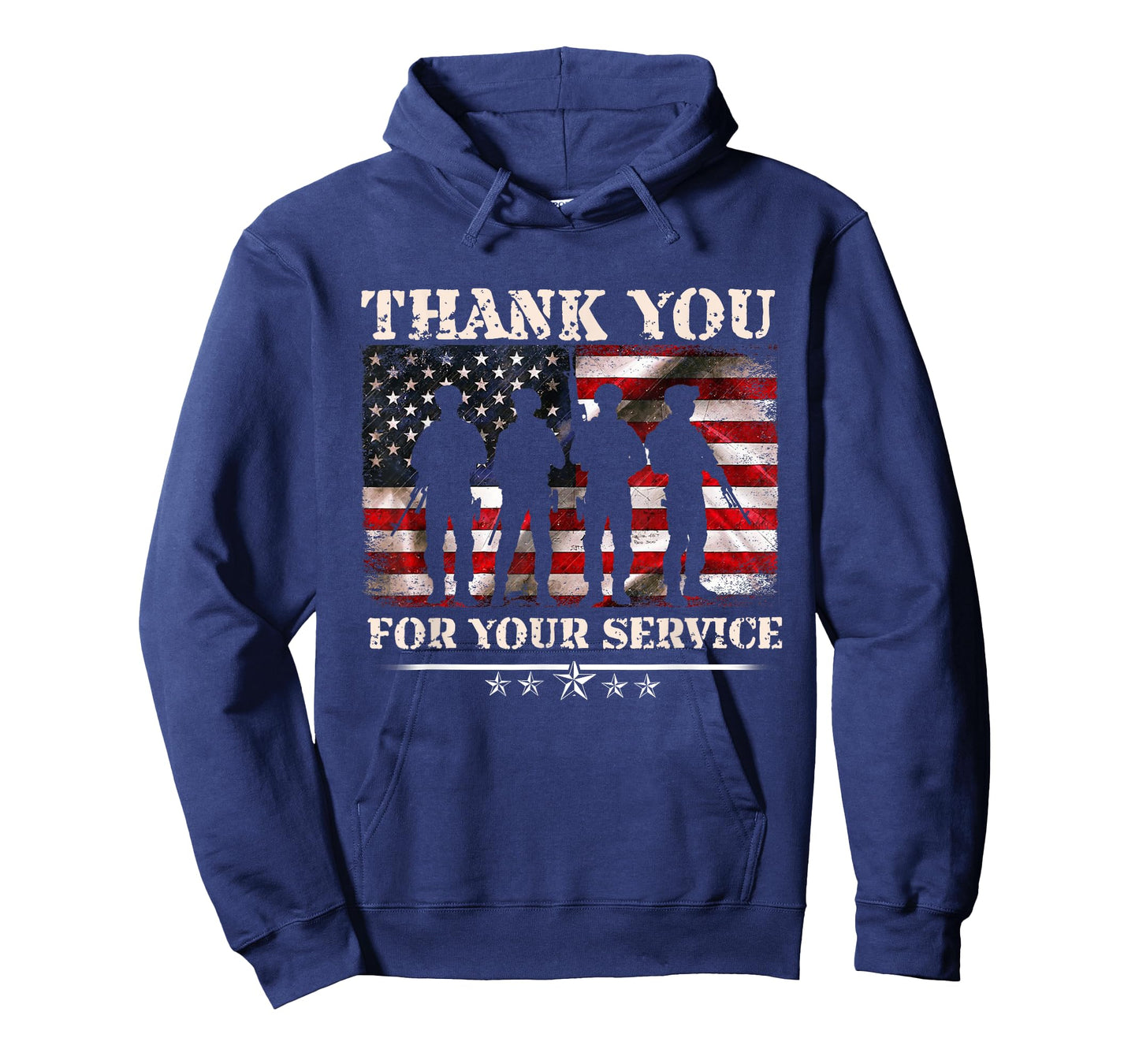 Thank You For Your Service American Flag Veterans Day T-Shirt