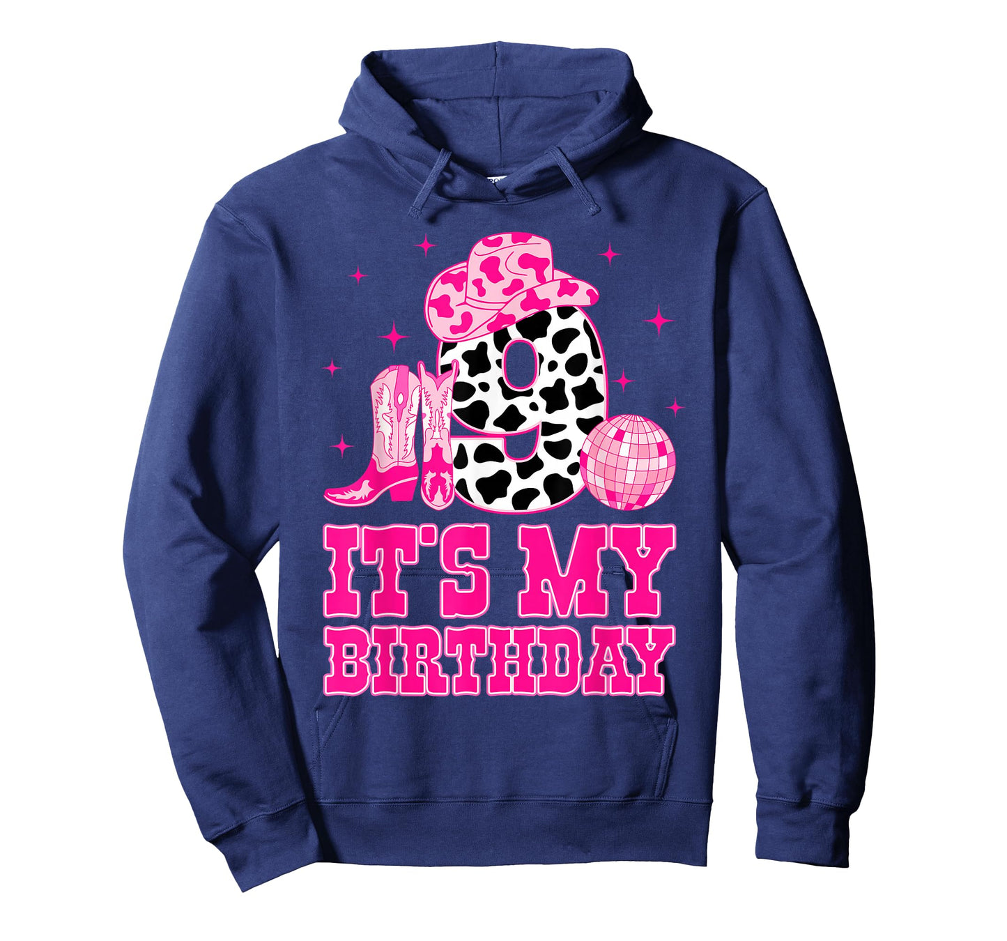 It's My 9th Birthday Cowgirl 9 Years Old Western Kids Girls T-Shirt