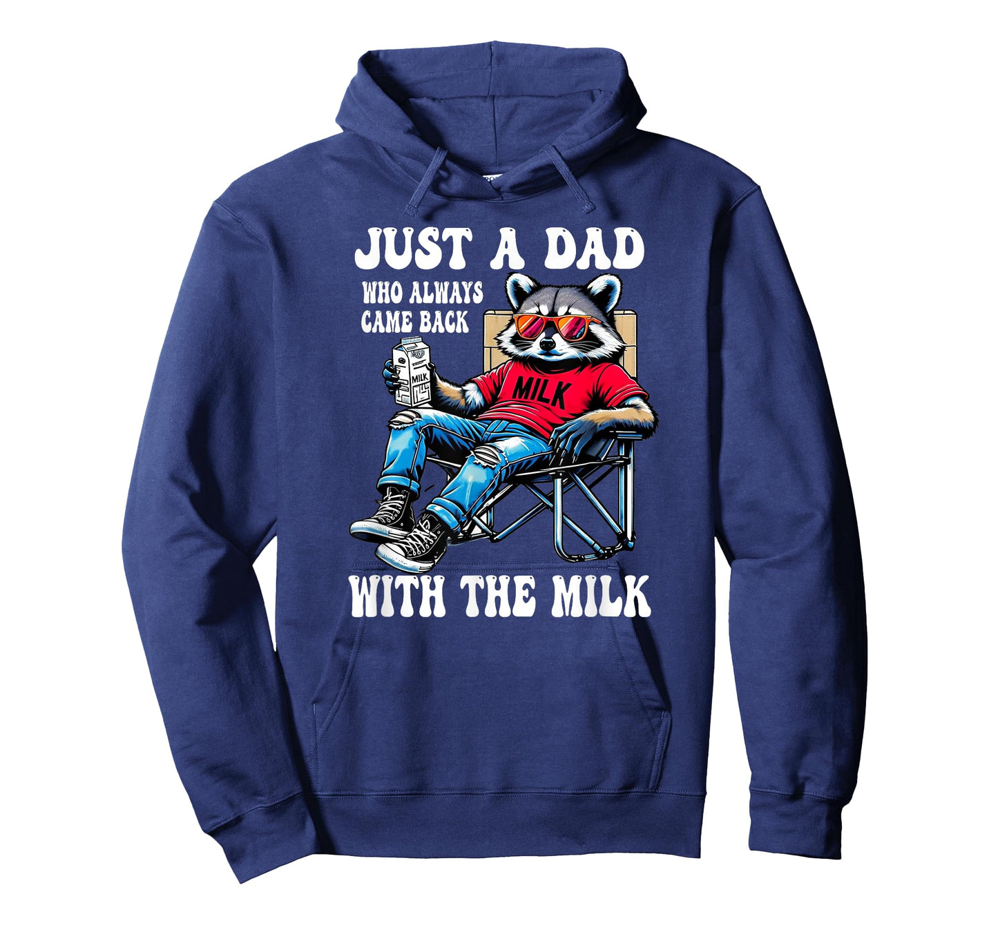Just a Dad Who Came Back With the Milk Funny Father's Day T-Shirt