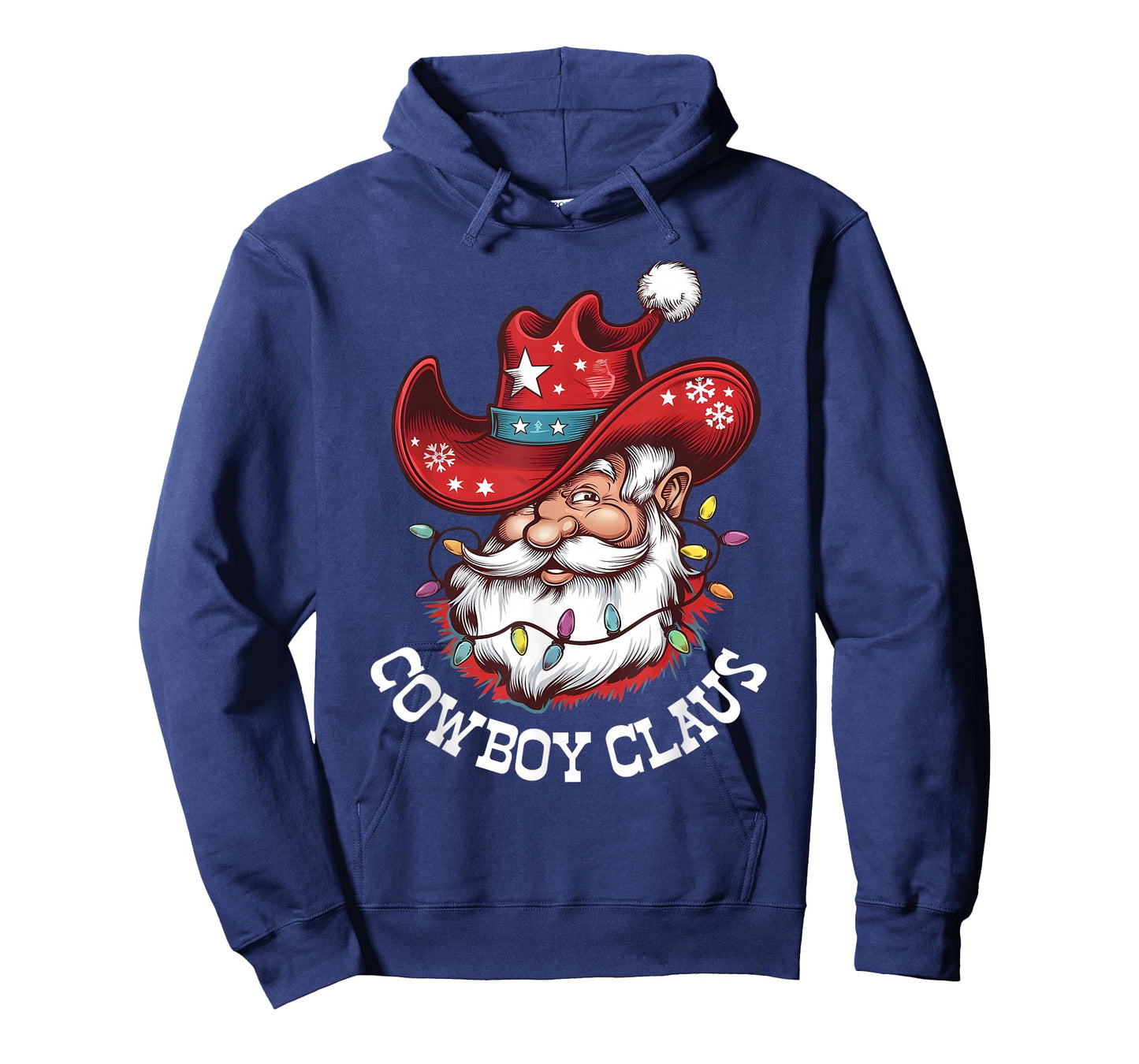 Cowboy Claus Cowboy Santa Hat Xmas Christmas Western Style T-Shirt