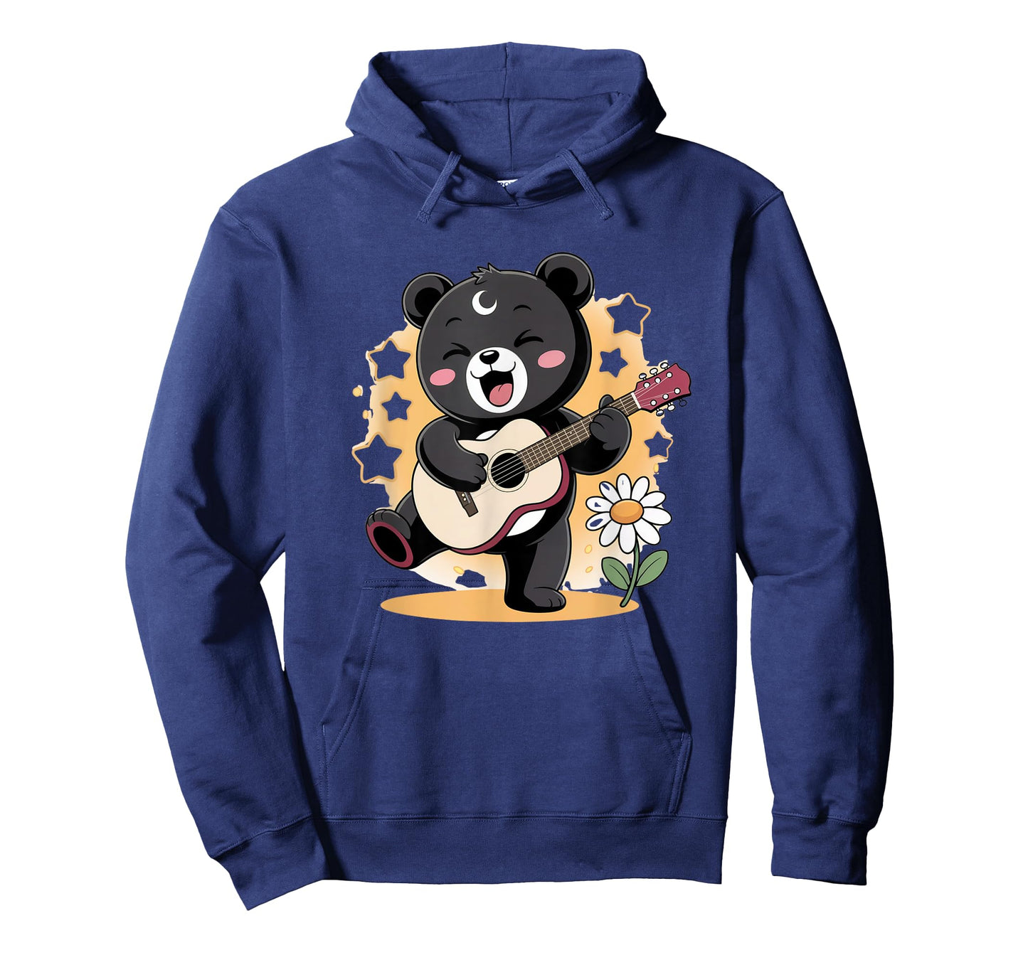 Bear Guitar Rock and Roll Kawaii Goth Girl Clothes Pink Goth T-Shirt