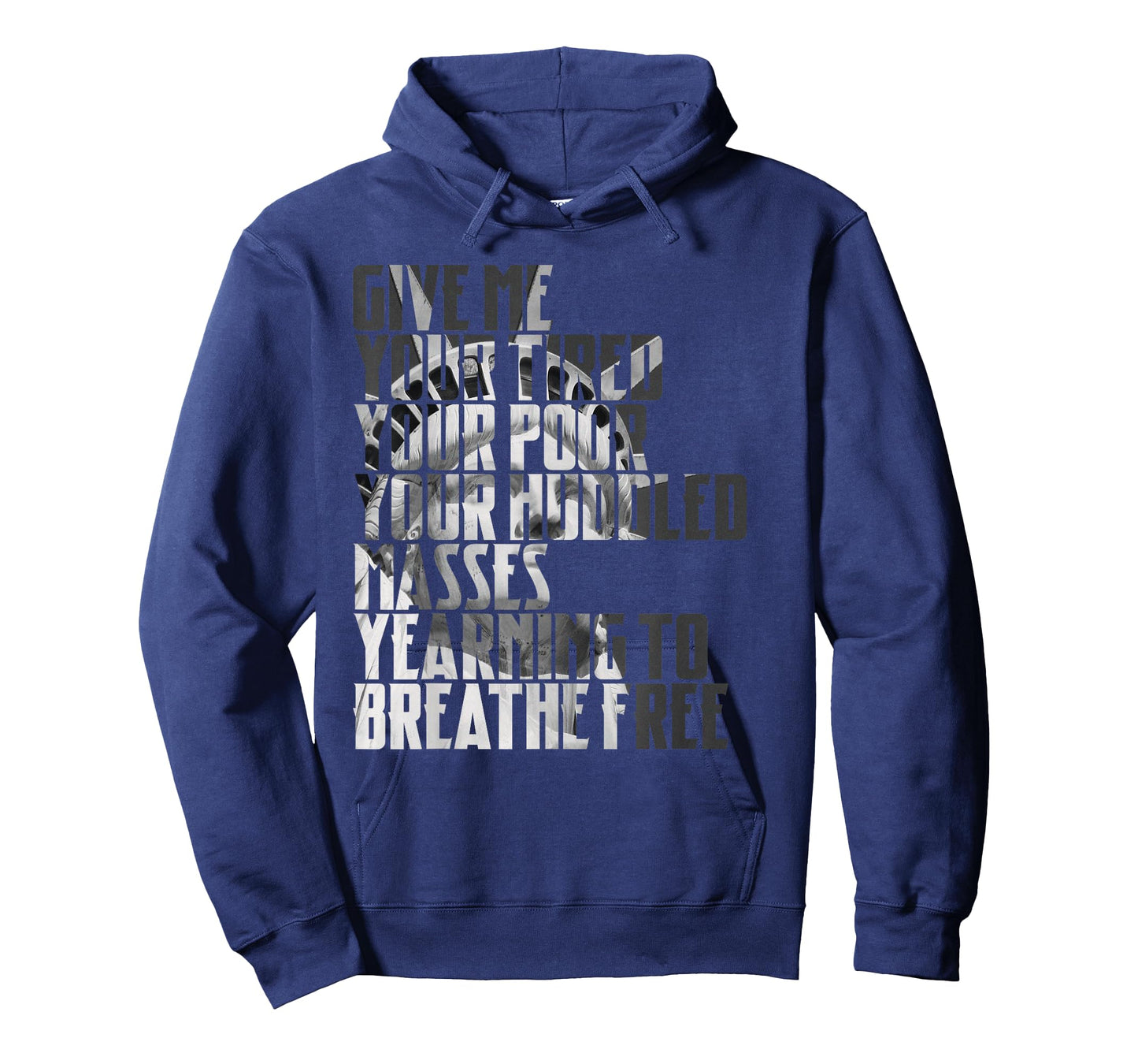 Give Me Your Tired Your Poor New York Statue of Liberty Art T-Shirt