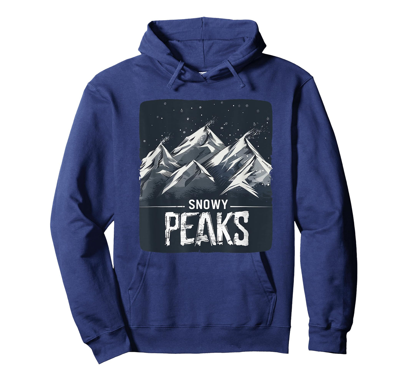 Snowy Peaks Adventure Logo for a Frozen Getaway T-Shirt