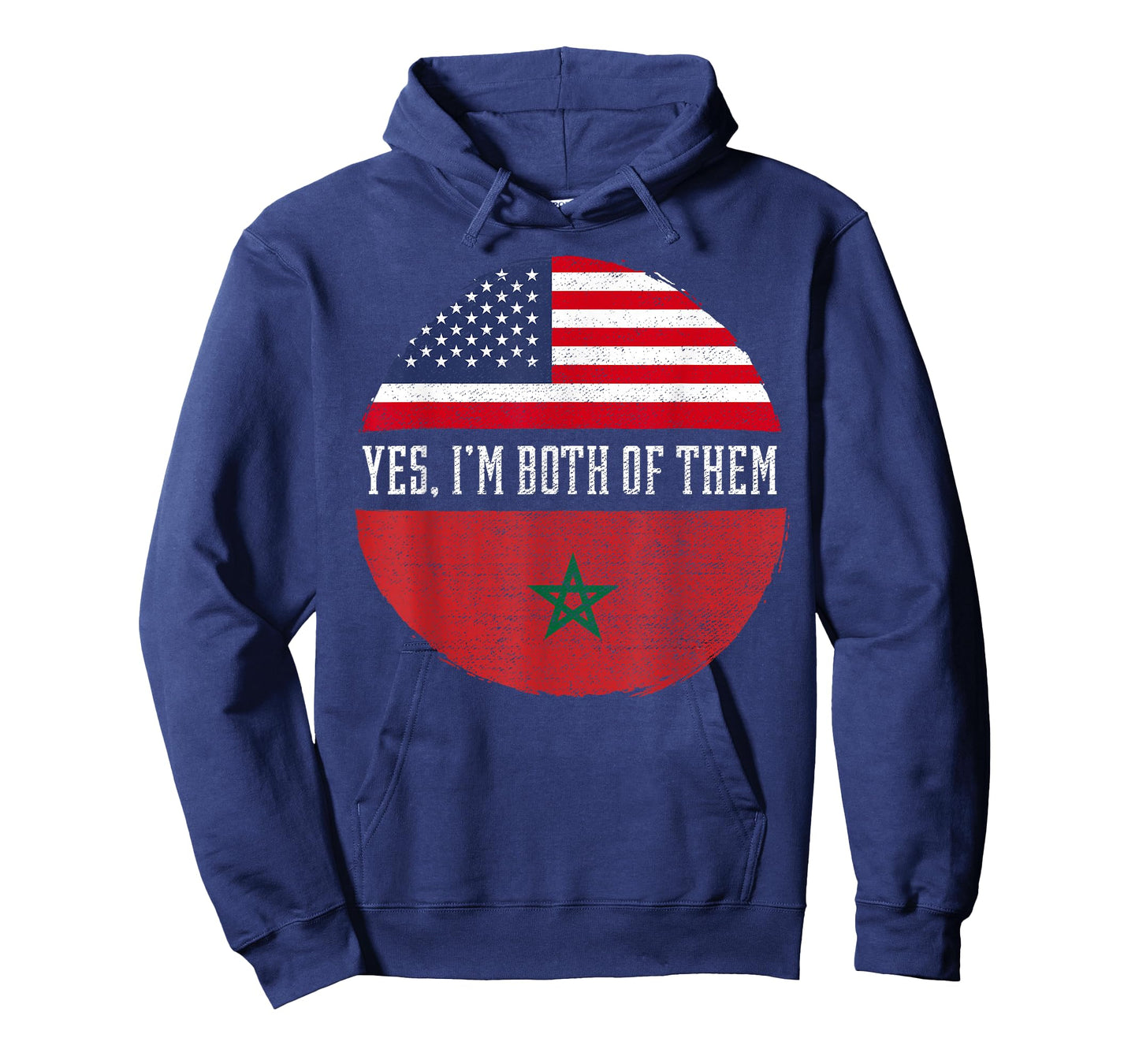 Half American Half Moroccan USA Flag Morocco Heritage DNA T-Shirt