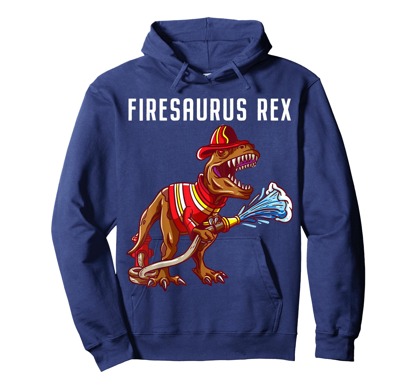 Firefighter T Rex Dinosaur Kids Gifts For Fireman Boys T-Shirt