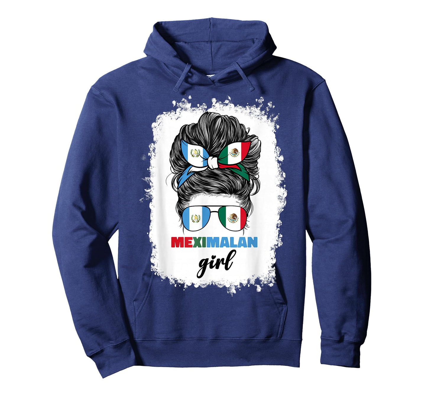 Half Mexican And Guatemalan Mexico Guatemala Flag Girl Women T-Shirt