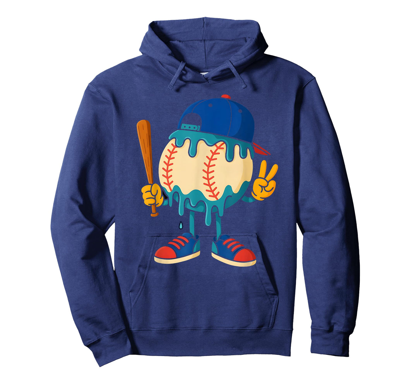 Ice Cream Drip Baseball Boys Back To school Youth T-Shirt