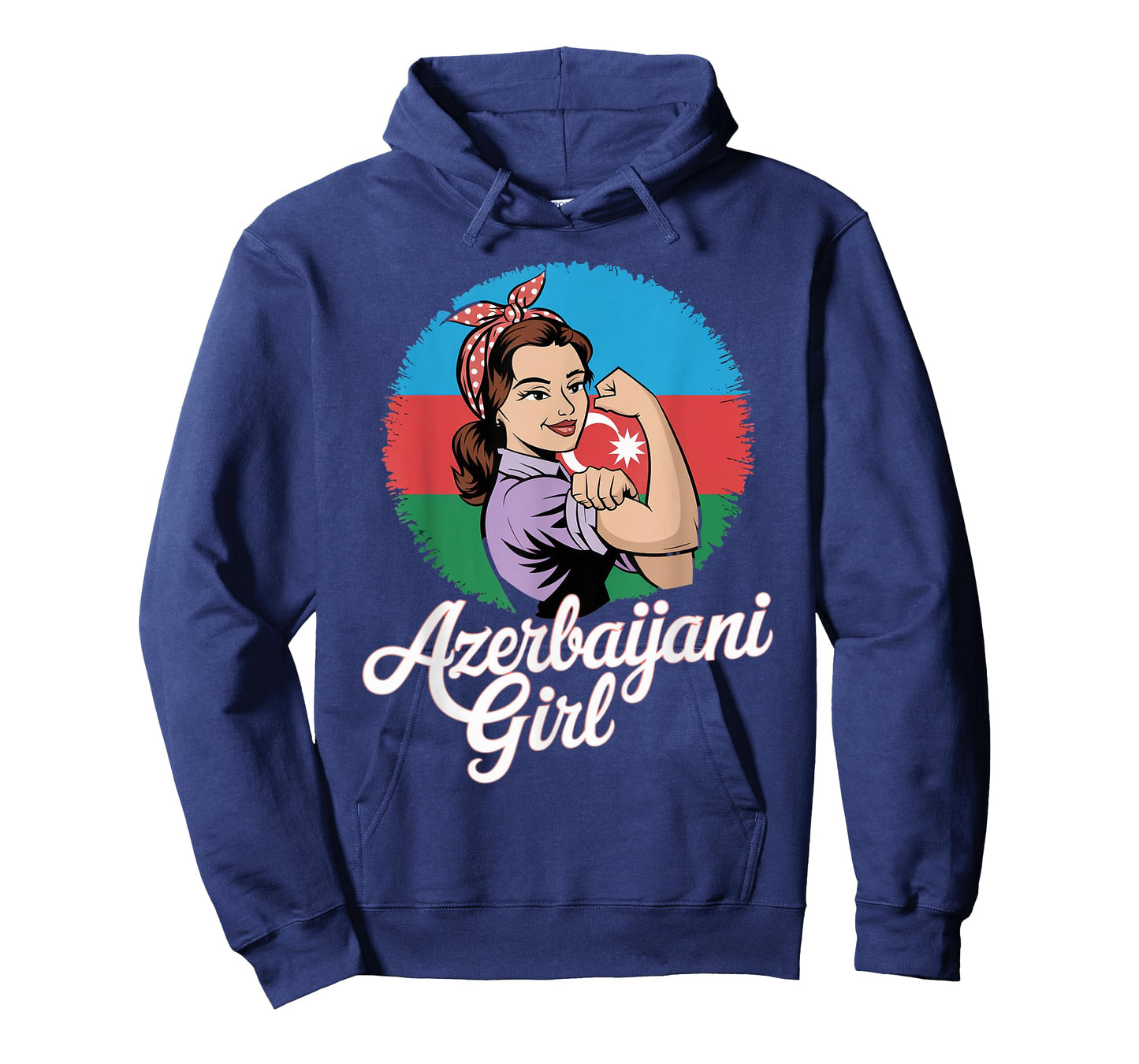Azerbaijani Girl Azerbaijan Flag Azerbaijani Azerbaijan T-Shirt