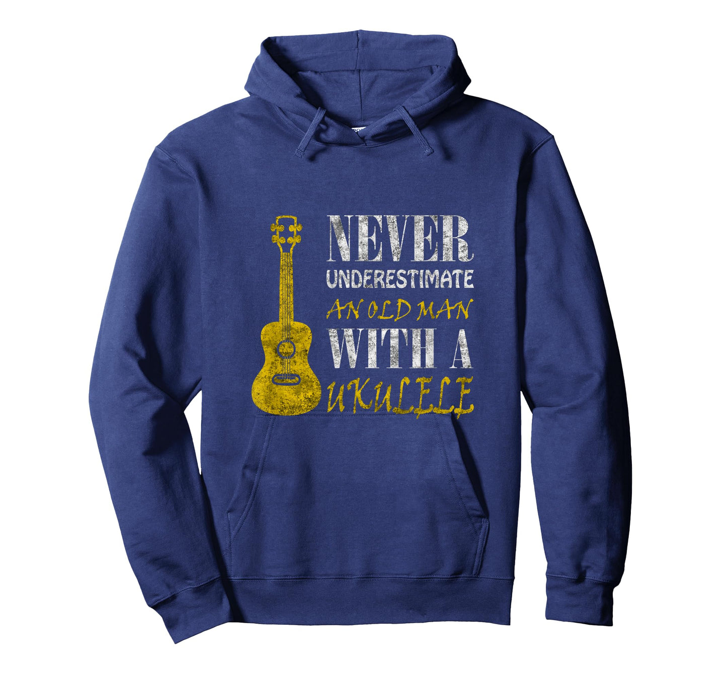 Never underestimate an old man with a ukulele T-Shirt