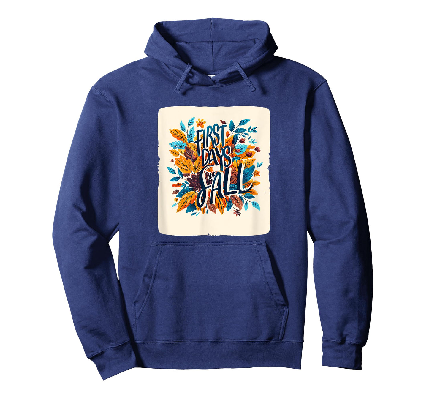 First Days of Fall for a Cozy Season with Falling red Leaves T-Shirt
