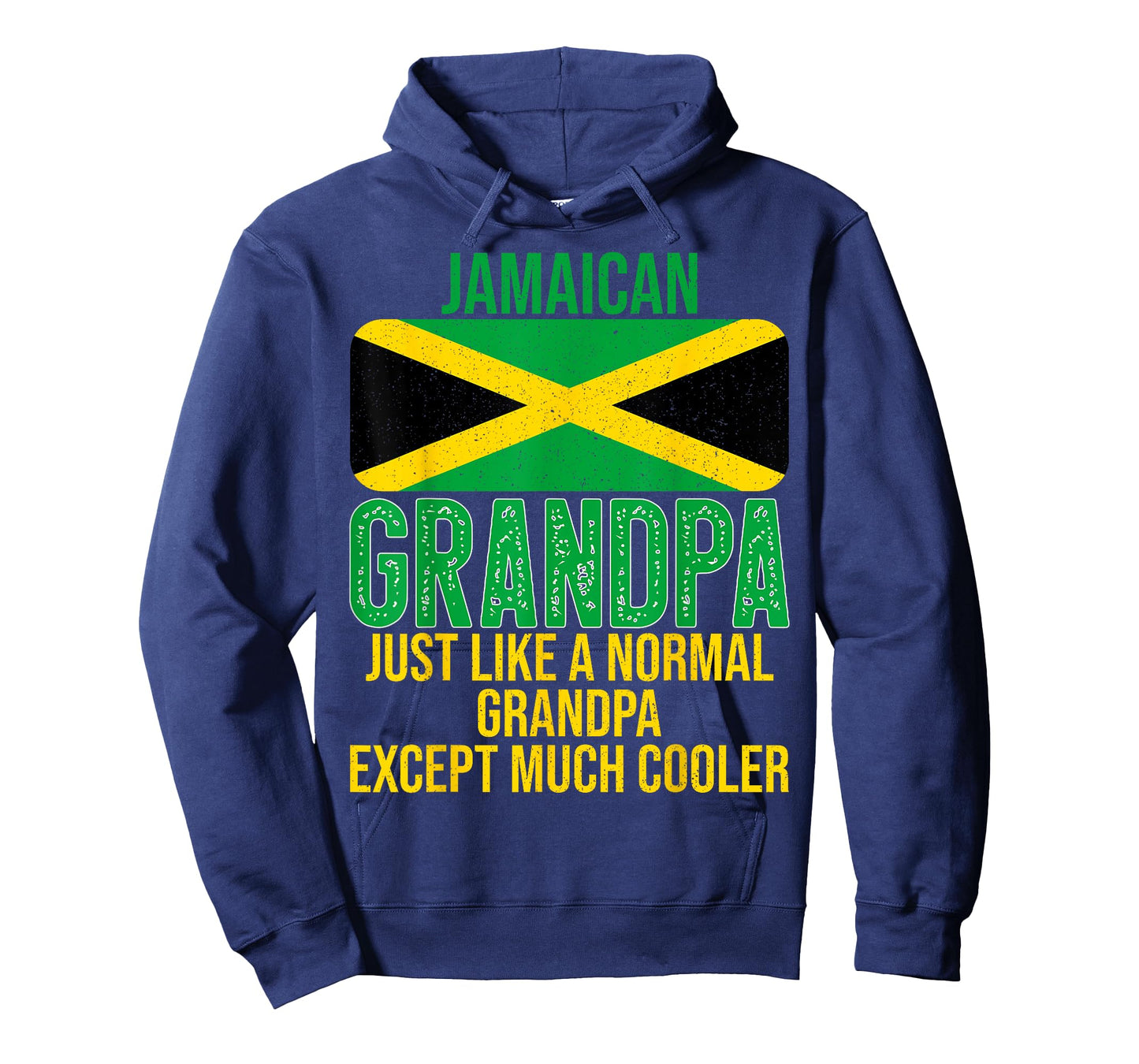 Vintage Jamaican Grandpa Jamaica Flag for Father's Day T-Shirt
