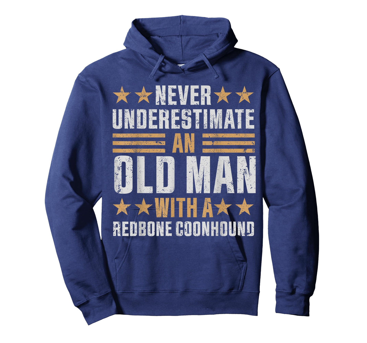 Old Man with a Redbone Coonhound Funny T-Shirt