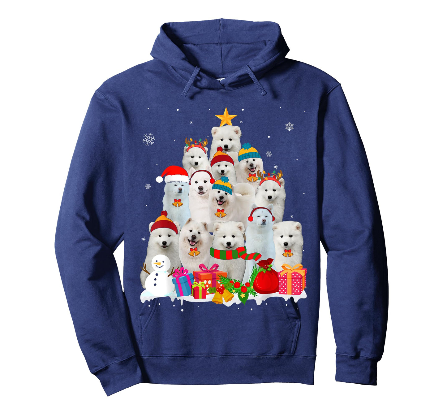Funny Samoyed Christmas Tree Pet Dog Lover Gift T-Shirt