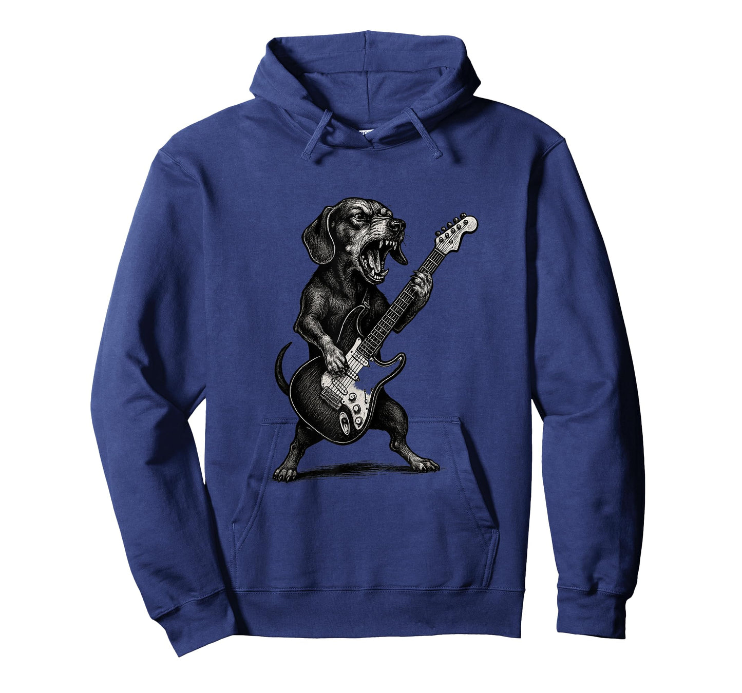 Dachshund Playing Electric Guitar T-Shirt