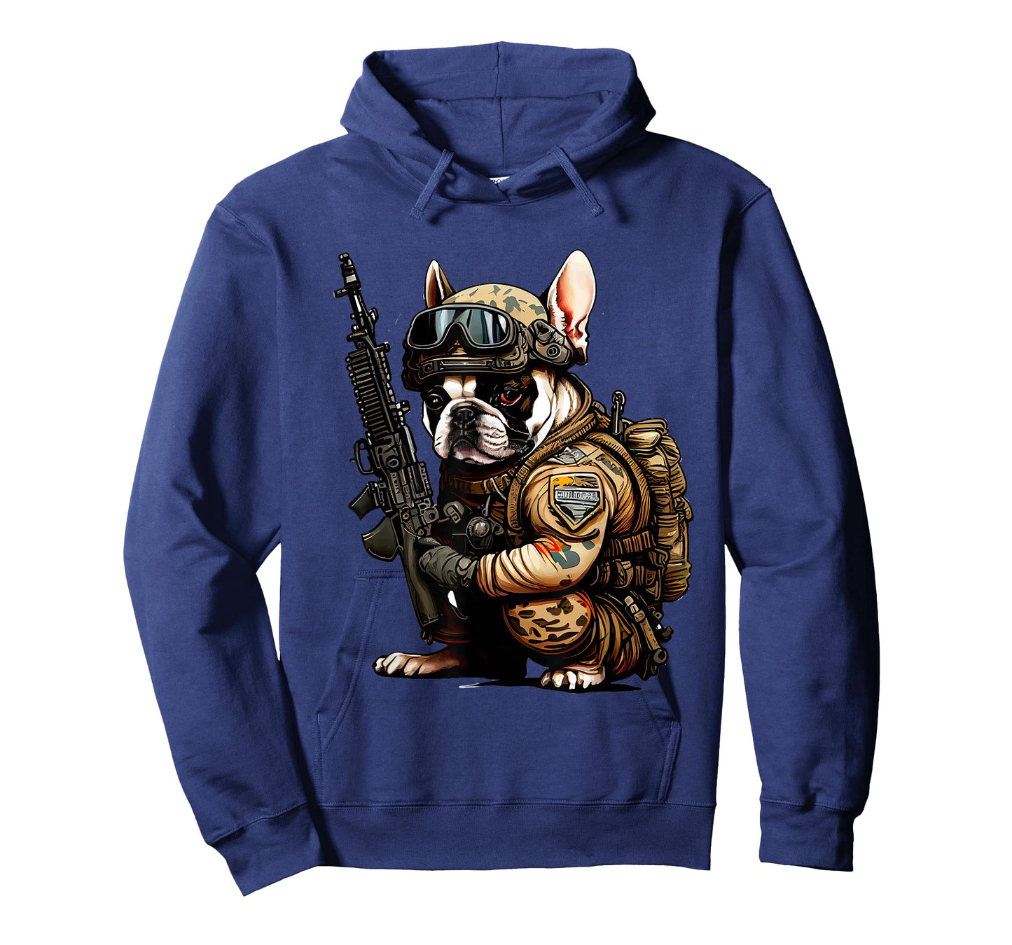 Military Bulldog Tactical Frenchie Ready For Action T-Shirt