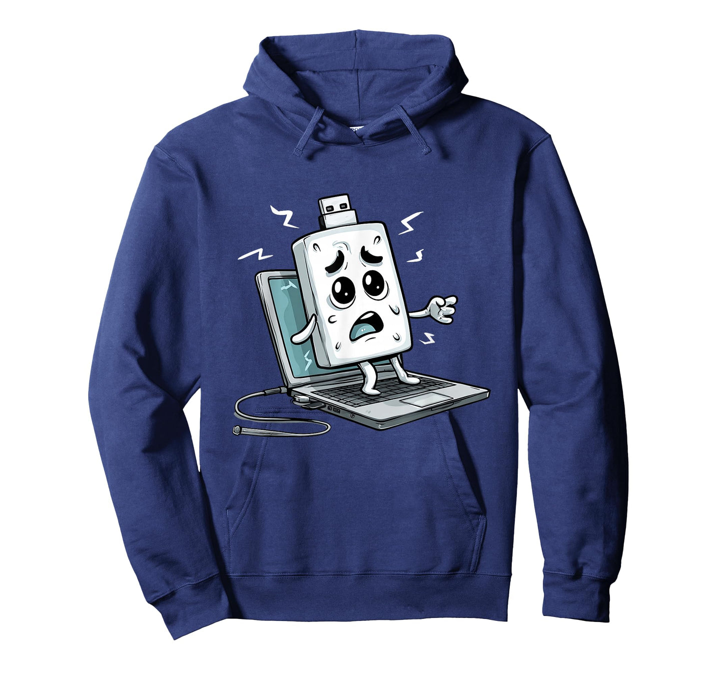Funny USB with Laptop Costume for Boys and Girls T-Shirt