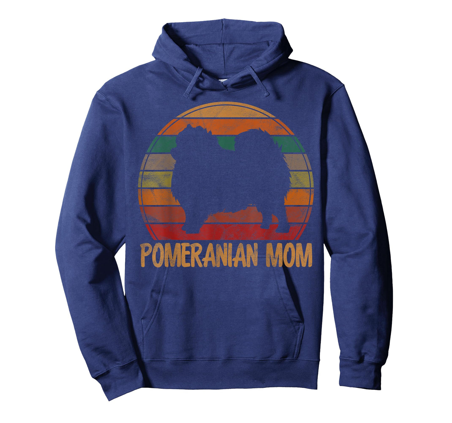 Retro Pomeranian Mom Pompom Dog Owner Mother Pet Mama T-Shirt