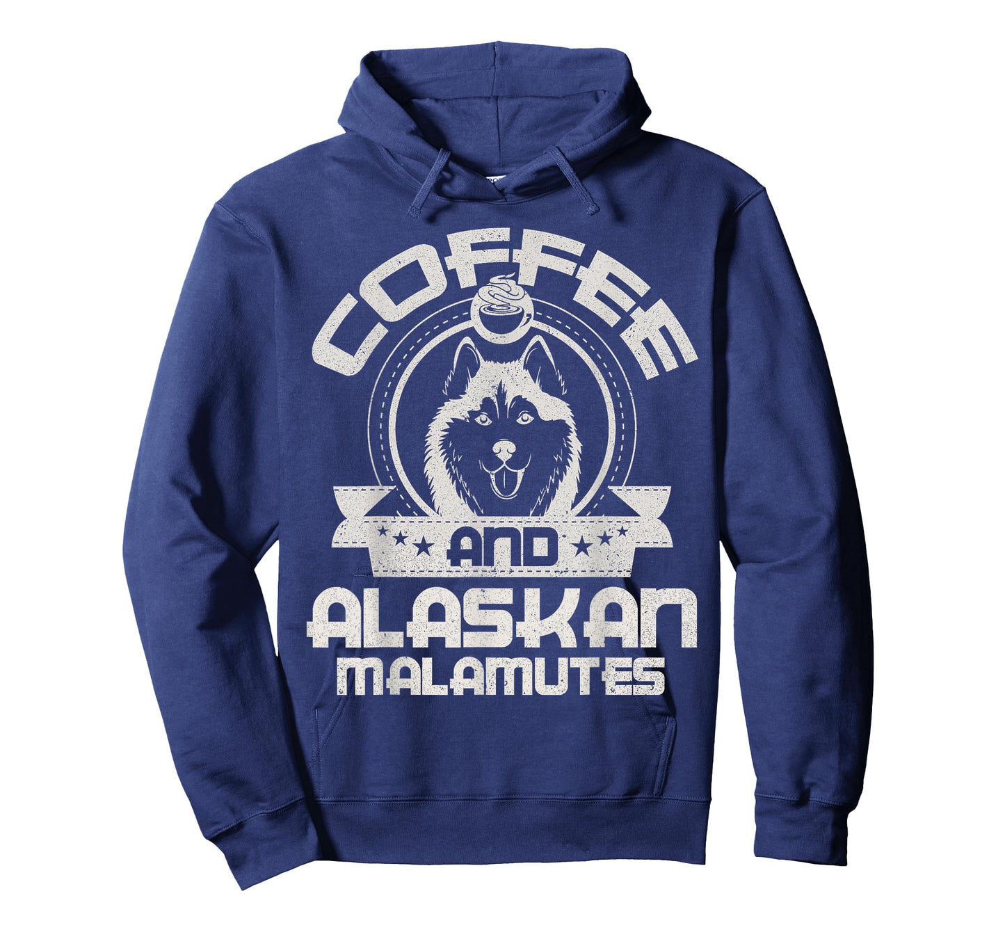 Coffee And Alaskan Malamute Coffee Drinking Dog Owner Lover T-Shirt