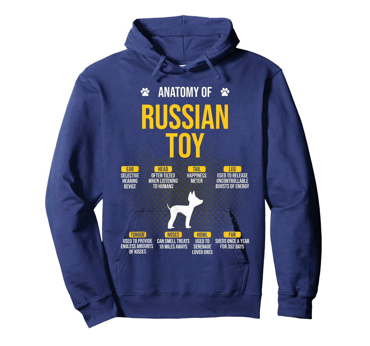 Anatomy Of Russian Toy Dog Lover T-Shirt