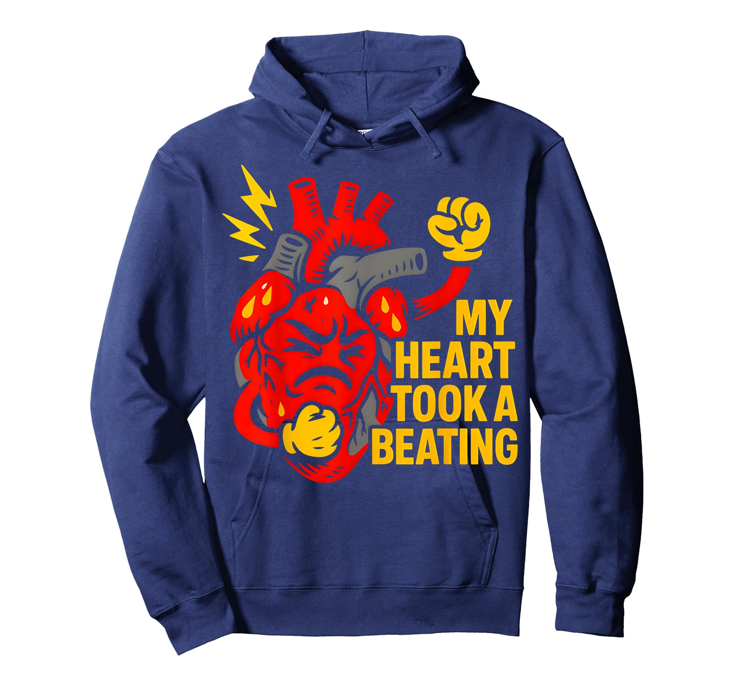 Heart Attack My Heart Took A Beating Cool Mens Surgery Recov T-Shirt