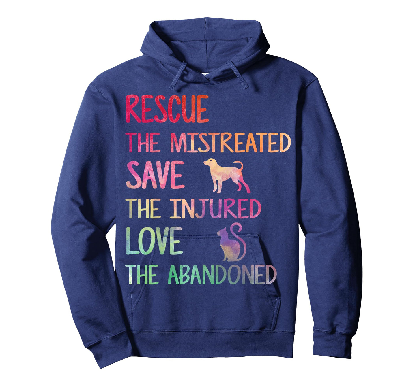Rescue Save Love PET Animal Shelter Volunteer Gifts Sleeve T-Shirt