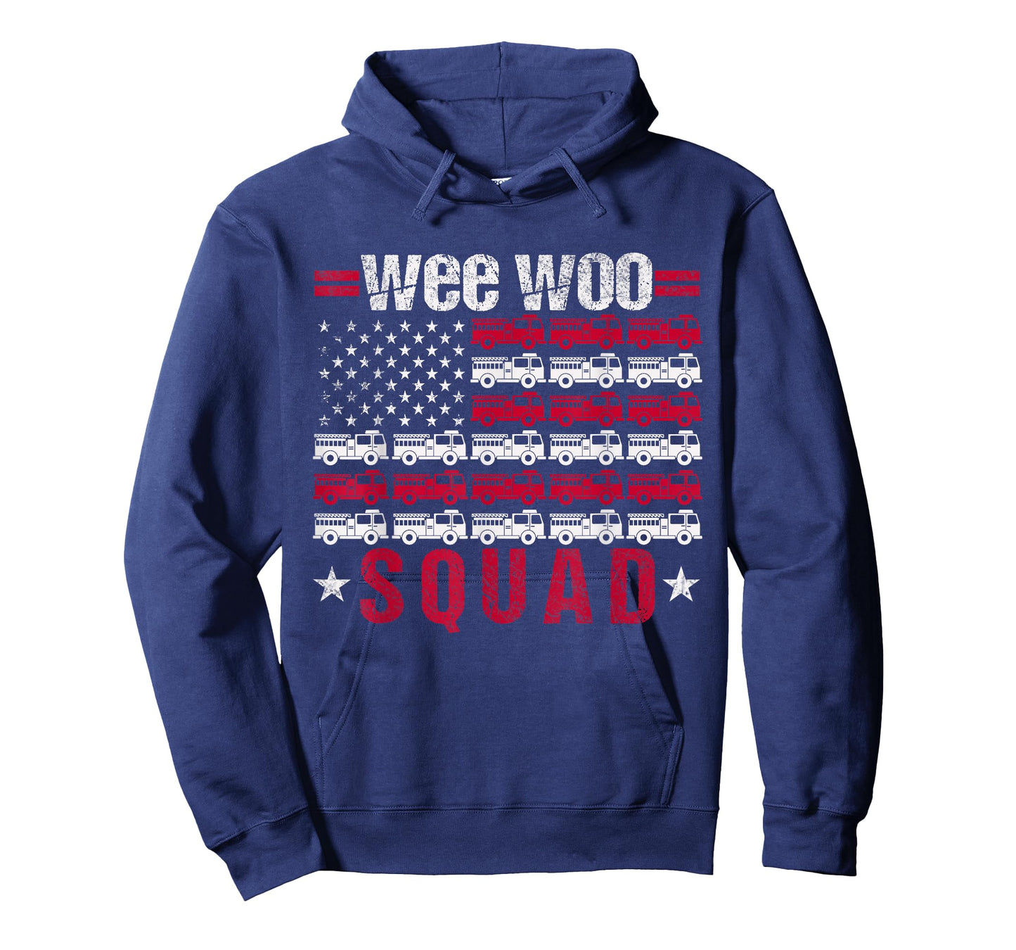 Funny Wee Woo Squad Fire Truck Design for Kids and Adults T-Shirt