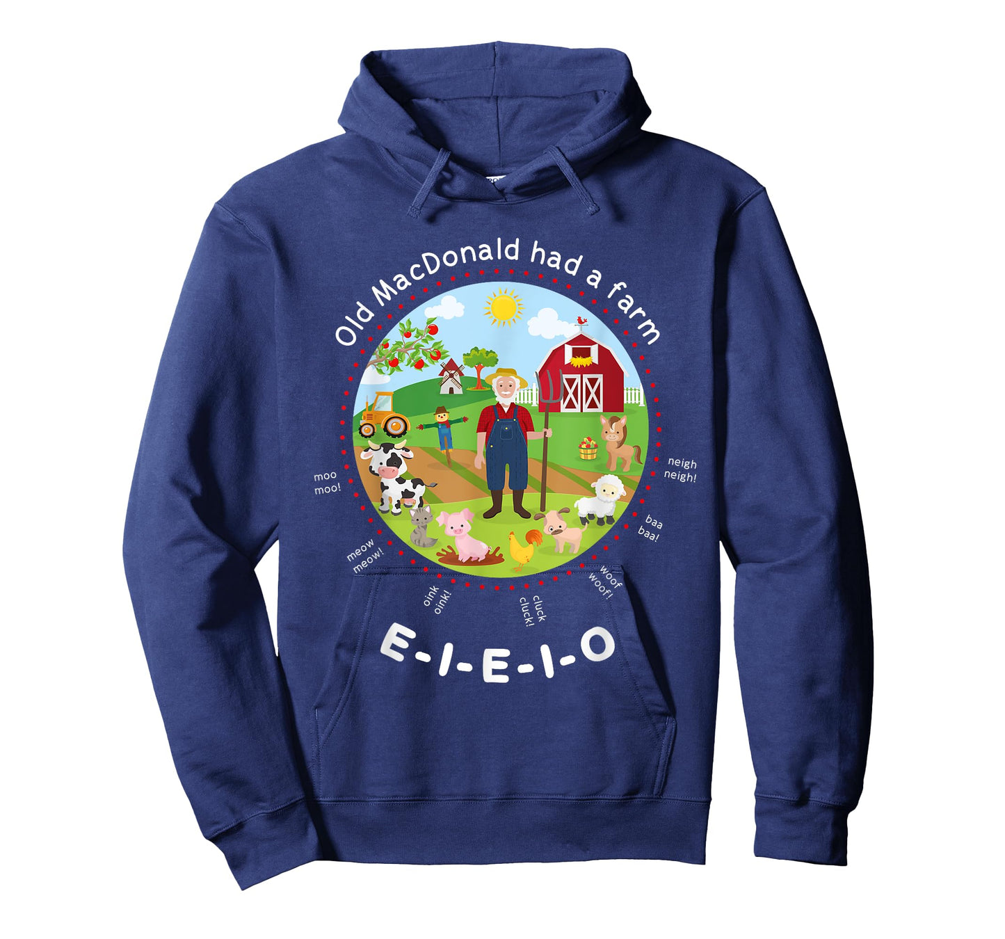 Old MacDonald had a farm English Nursery Rhyme Theme T-Shirt T-Shirt