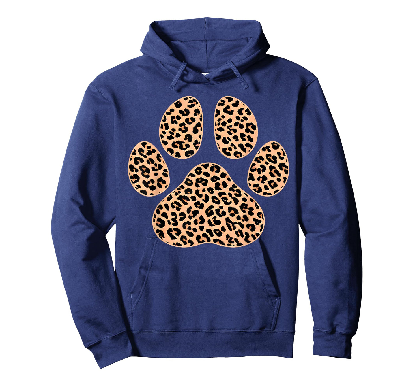 Cat Paw Print Cute Leopard Pattern Dog Lover Leopard Print T-Shirt