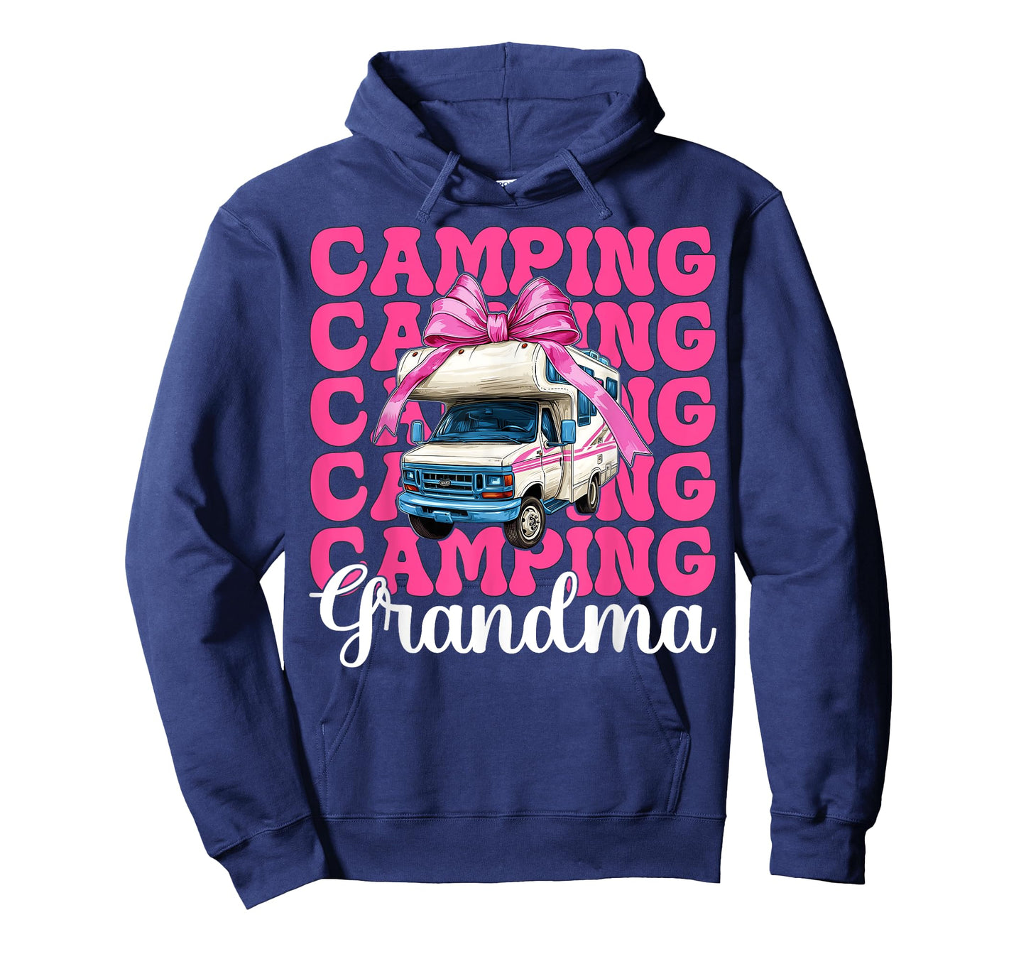 Camping Grandma RV Camping Camper Motorhome Nana Coquette T-Shirt