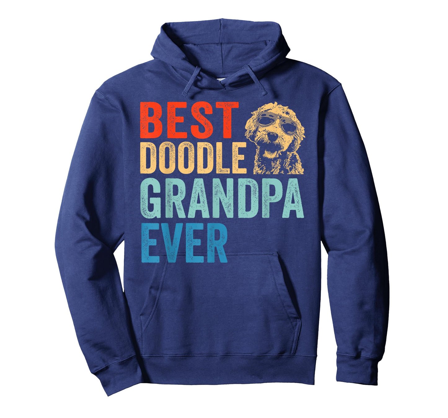 Best Doodle Grandpa Ever Vintage Tshirt Goldendoodle Gift T-Shirt