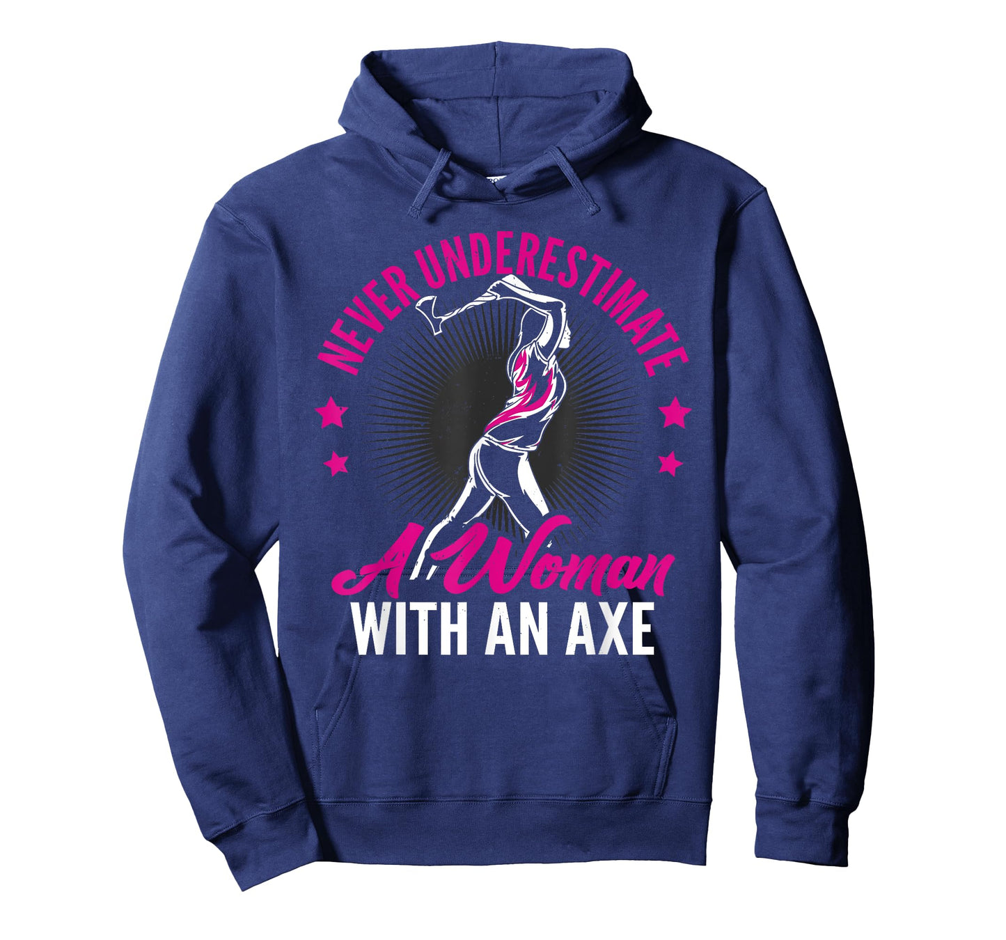 Women Never Underestimate A Woman With An Axe Throwing T-Shirt