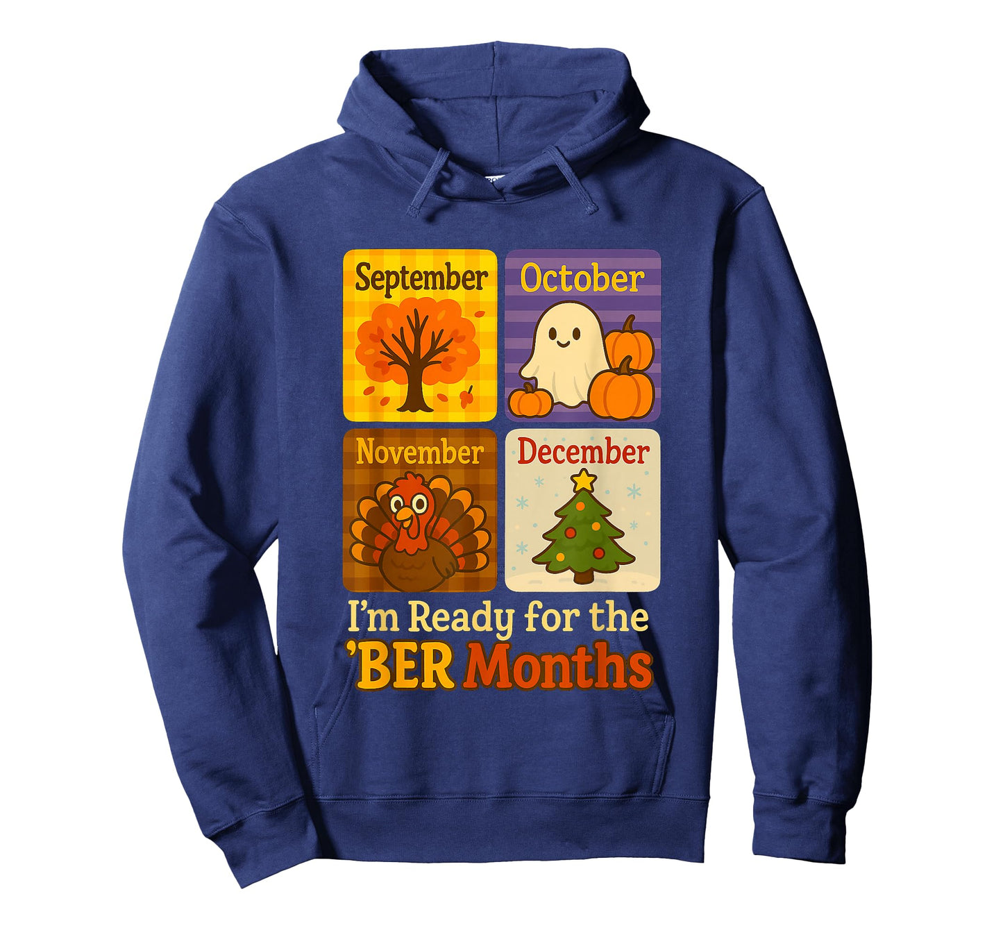 Funny Ready BER Months Autumn Halloween Thanksgiving Xmas T-Shirt