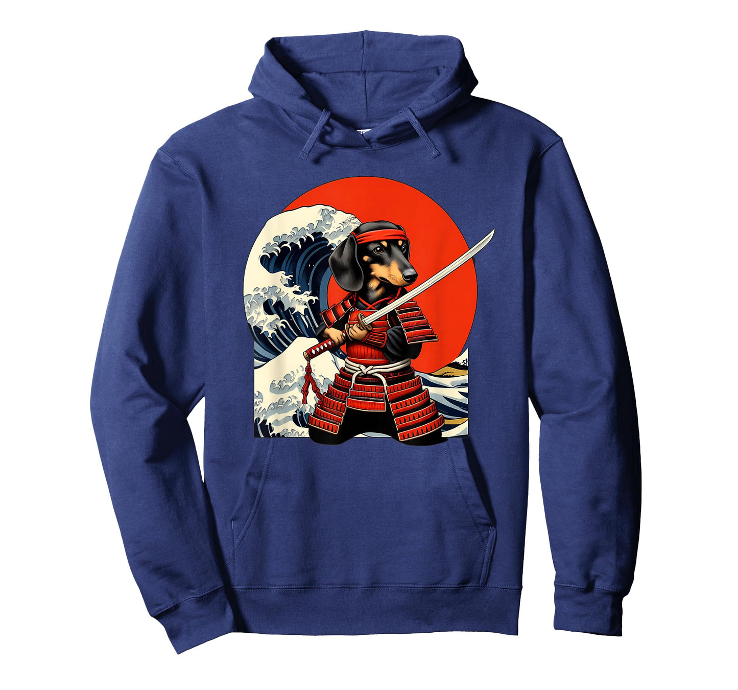 Otaku Weiner Dachshund Dog Samurai T-Shirt