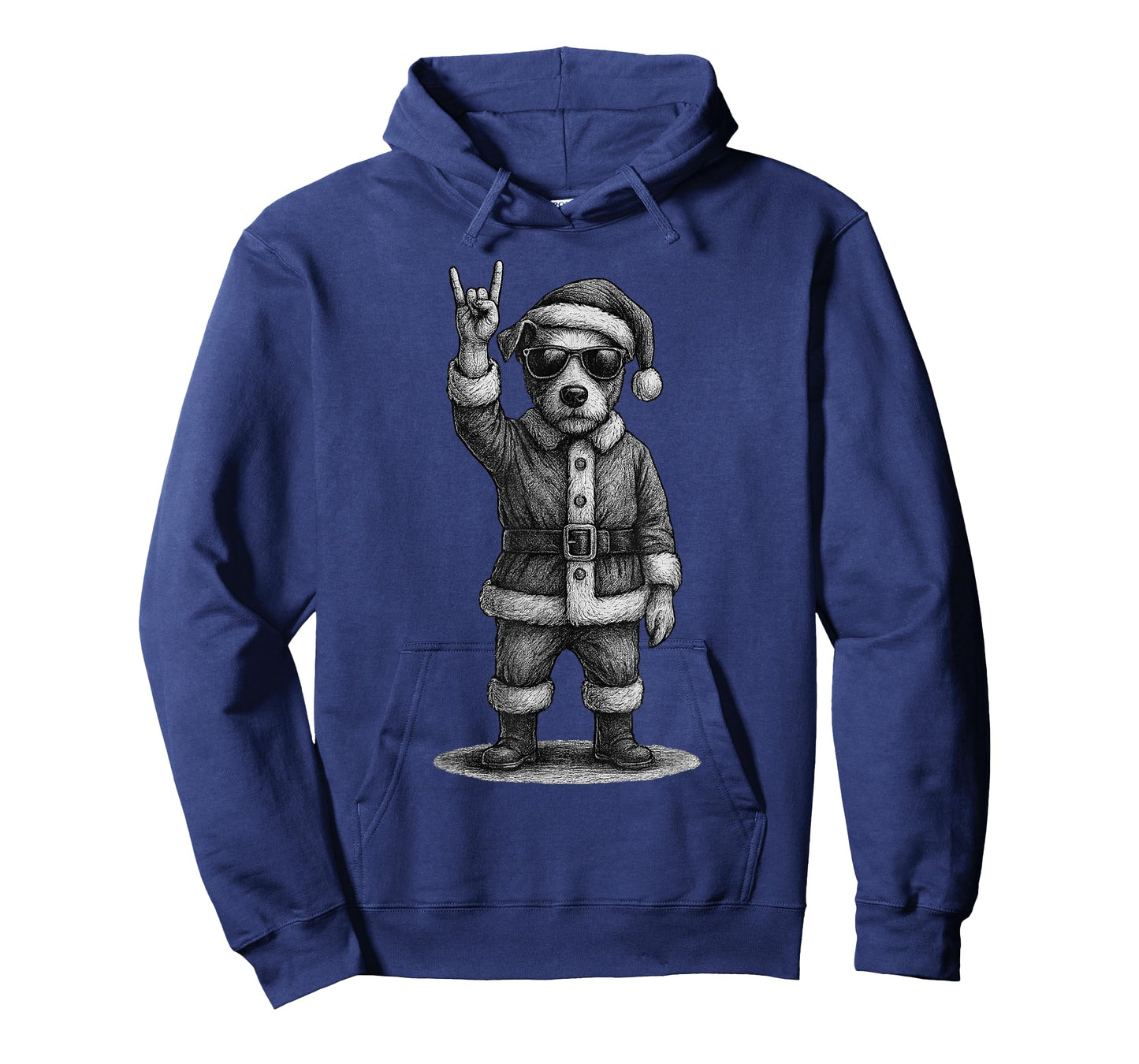 Jack Russell Terrier Rock Music Christmas Dog Lover T-Shirt